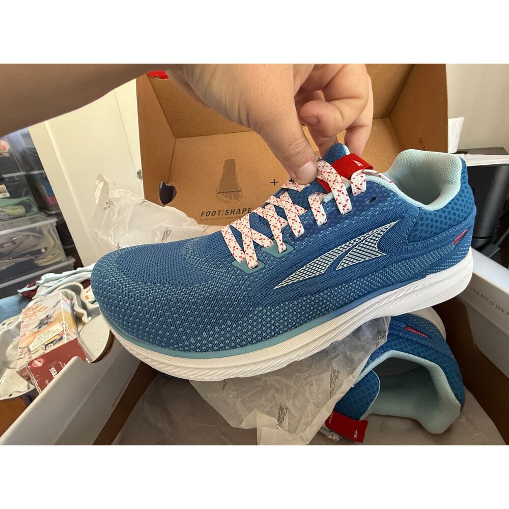 NWT Altra Escalante 3 Mens Size 9M Blue White ALOA7R6M440 Sneakers Lace Up
